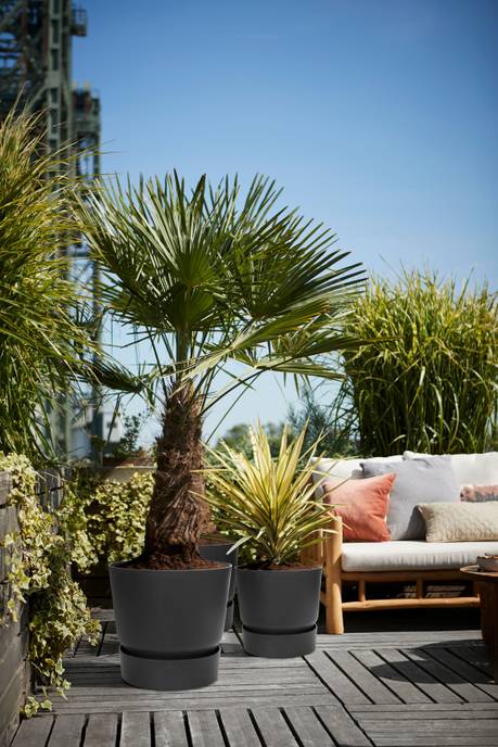 greenville rond 30cm living noir